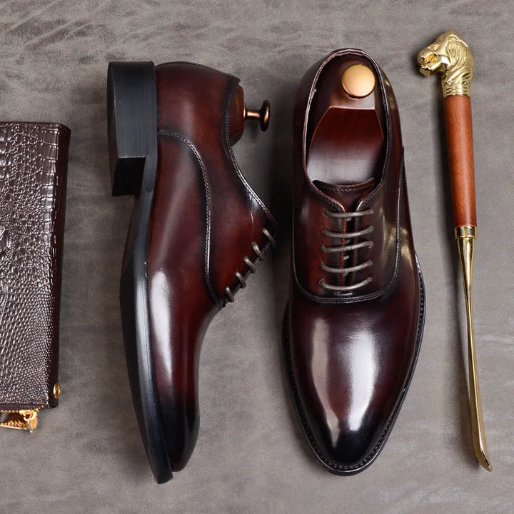 Ezra | Elegant Orthopedic Leather Oxford Dress Shoes