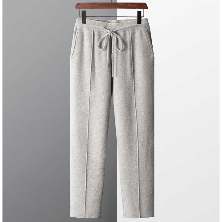 Cordelia | Elegant Cashmere Drawstring Trousers Women