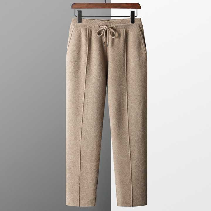 Cordelia | Elegant Cashmere Drawstring Trousers Women