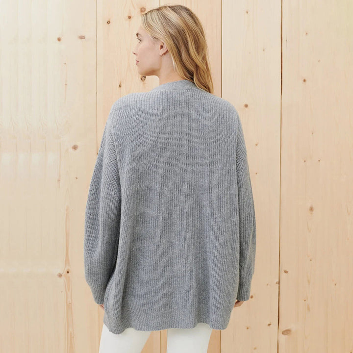Cordelia | Elegant Oversized Ribbed Cardigan Women