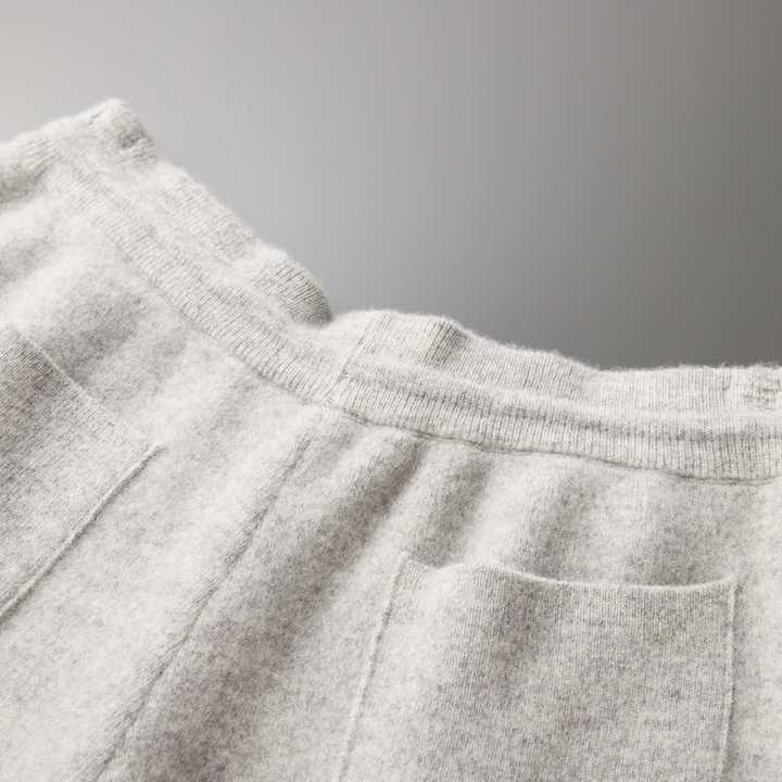 Cordelia | Elegant Cashmere Drawstring Trousers Women