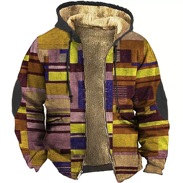 Maverick | Stylish Patchwork Hooded Fleece Jacket Men