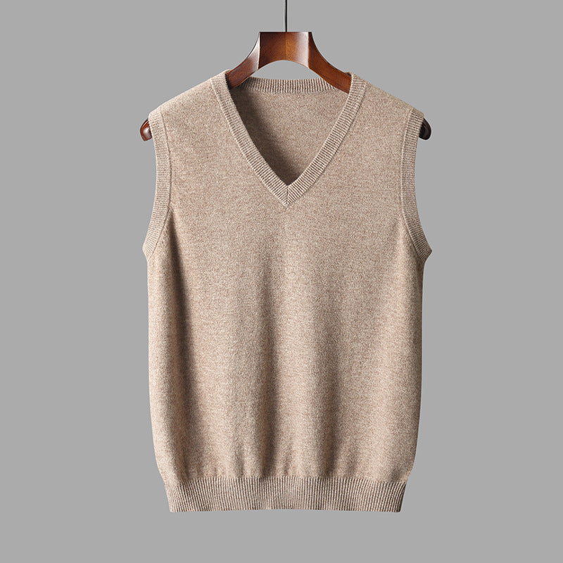 Warren | Classic Men's V-Neck Sleeveless Knit Sweater Vest
