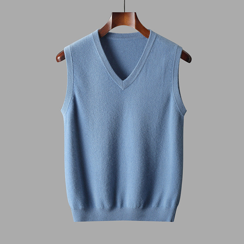Warren | Classic Men's V-Neck Sleeveless Knit Sweater Vest