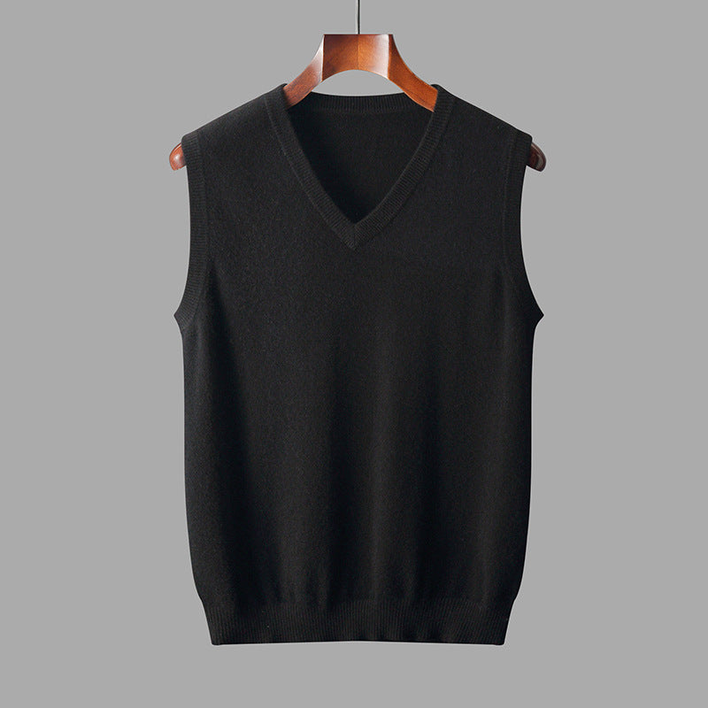 Warren | Classic Men's V-Neck Sleeveless Knit Sweater Vest