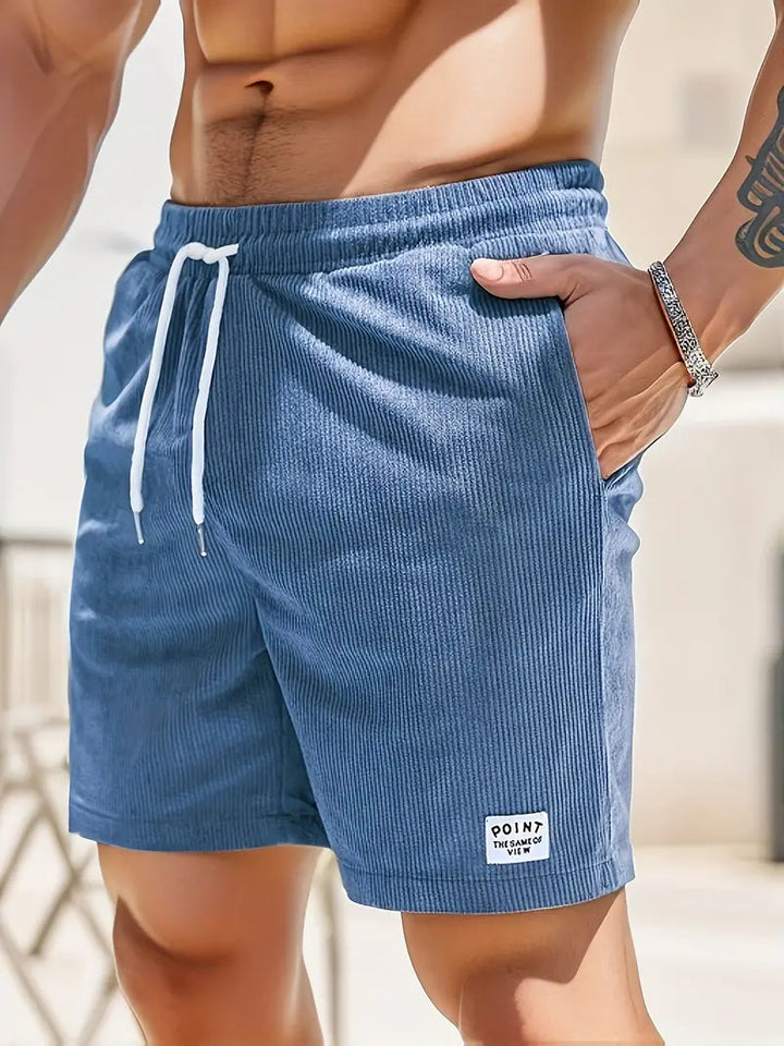 River | Stylish Elastic Waist Swim Shorts With Drawstring