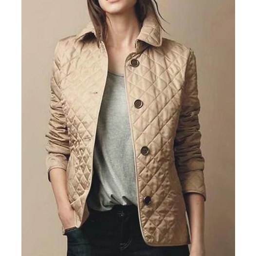 Eloise | Elegant Quilted Button-Up Jacket For Women