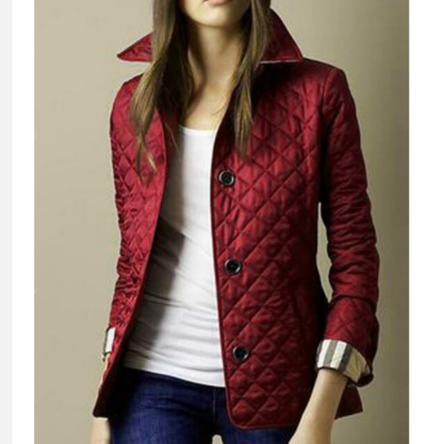 Eloise | Elegant Quilted Button-Up Jacket For Women