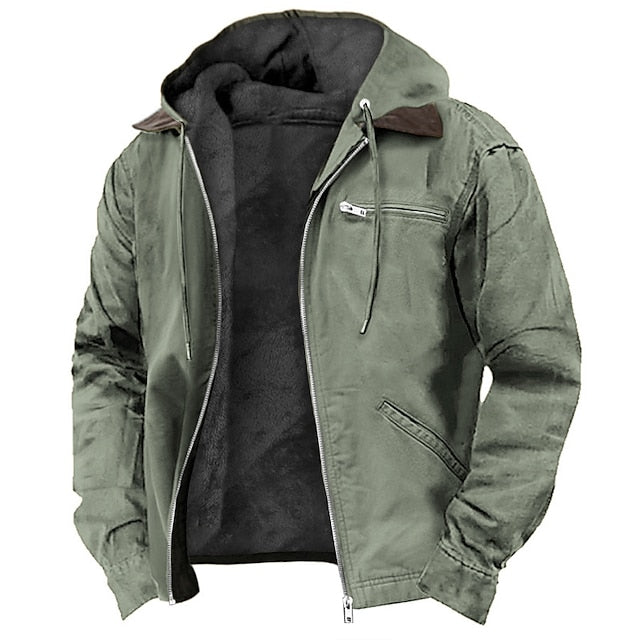 Evelyn | Stylish Men's Hooded Winter Parka With Fleece Lining