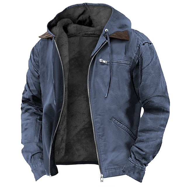 Evelyn | Stylish Men's Hooded Winter Parka With Fleece Lining