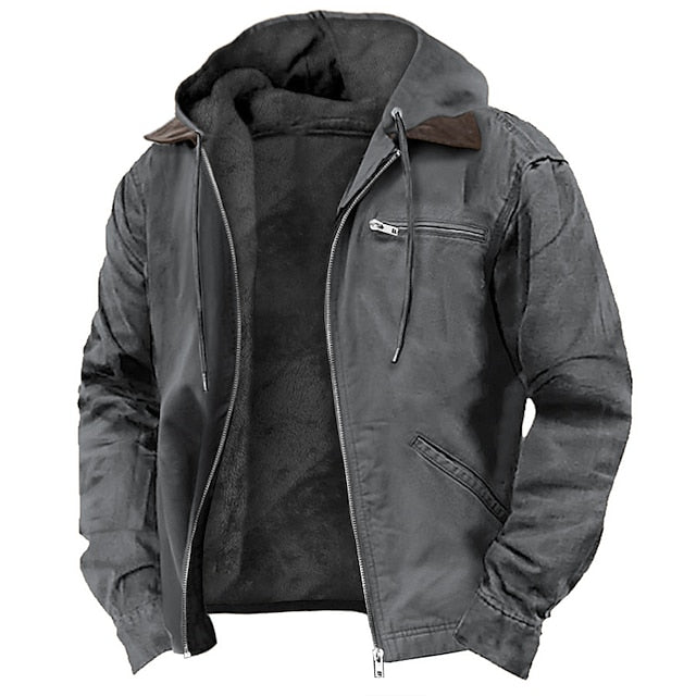 Evelyn | Stylish Men's Hooded Winter Parka With Fleece Lining