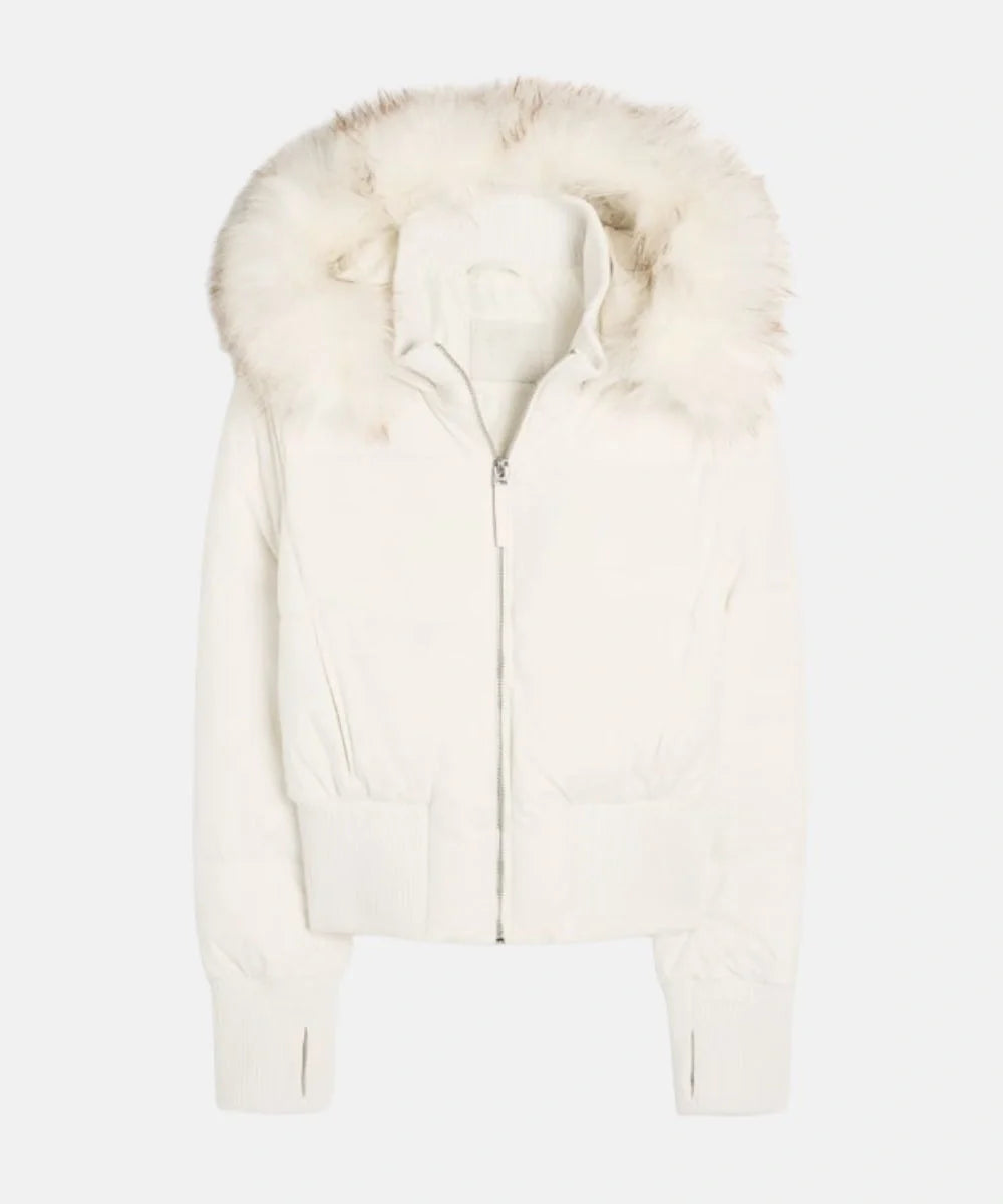 Thea | Chic Quilted Puffer Jacket With Faux Fur Hood