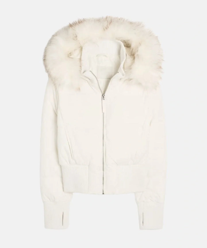 Thea | Chic Quilted Puffer Jacket With Faux Fur Hood
