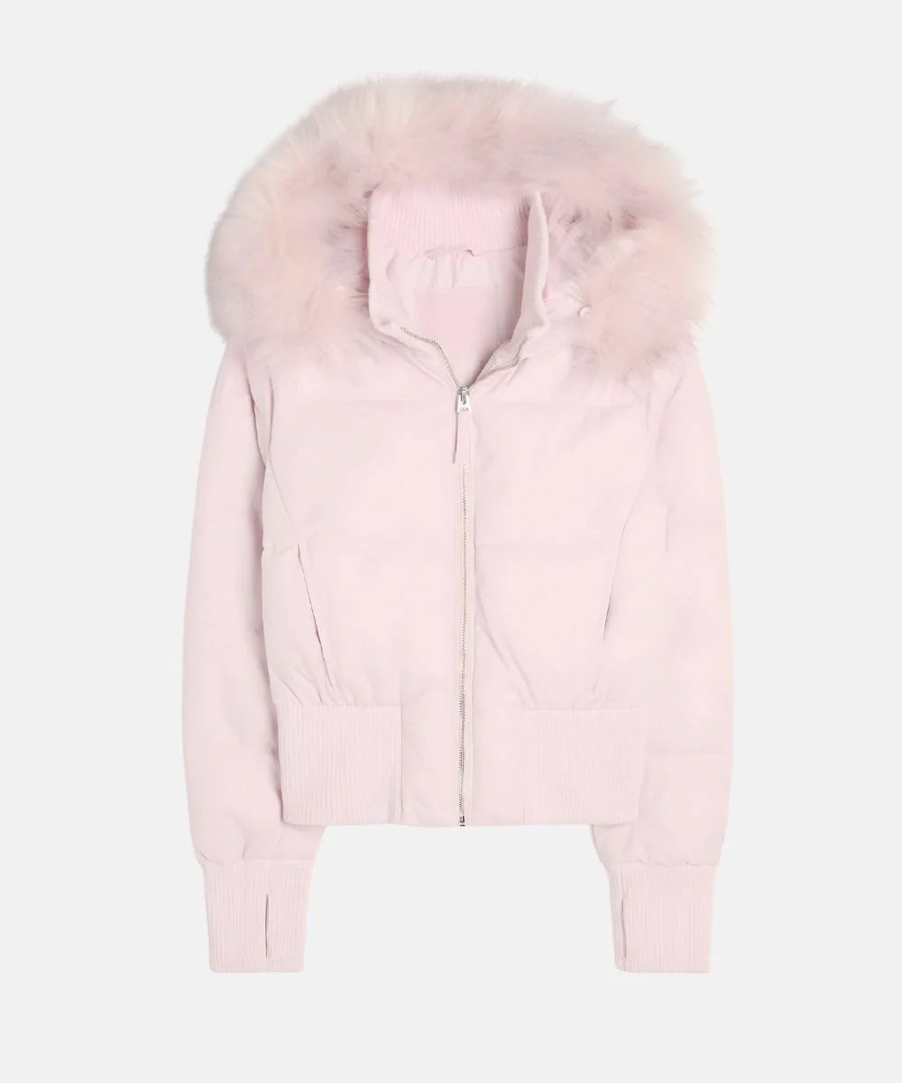 Thea | Chic Quilted Puffer Jacket With Faux Fur Hood