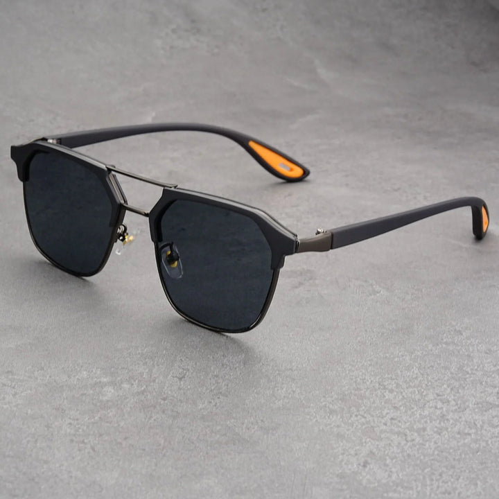 Hannah | Sleek Hexagonal Aviator Sunglasses With Gradient Lens