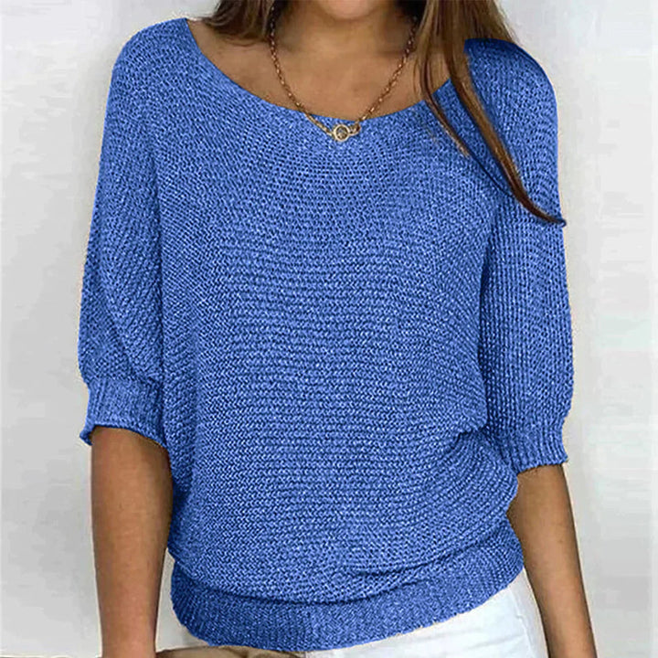 Tess | Chic V-Neck Knit Pullover Sweater