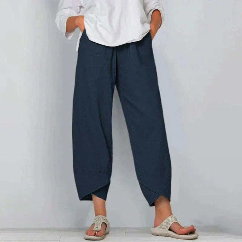 Jazz | Stylish Wide Leg Linen Pants With Relaxed Silhouette