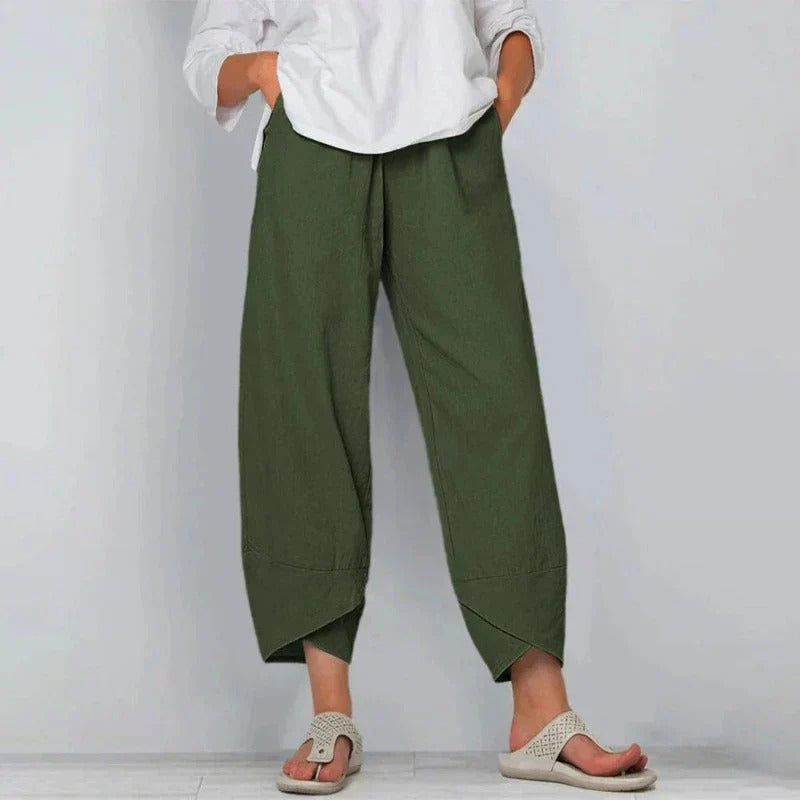 Jazz | Stylish Wide Leg Linen Pants With Relaxed Silhouette