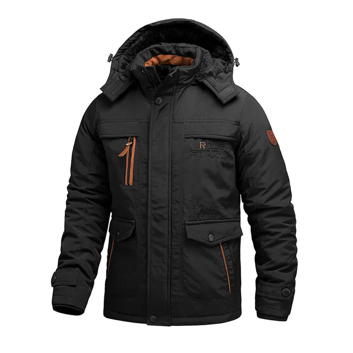 Phoebe | Stylish Men's Hooded Parka With Multi Pocket Design