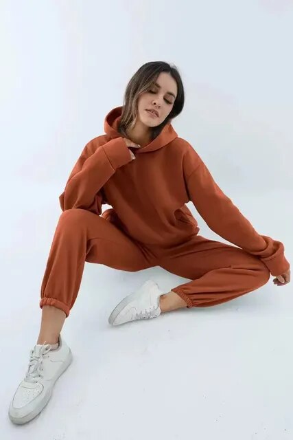 Lola | Chic Oversized Hoodie And Jogger Set For Women