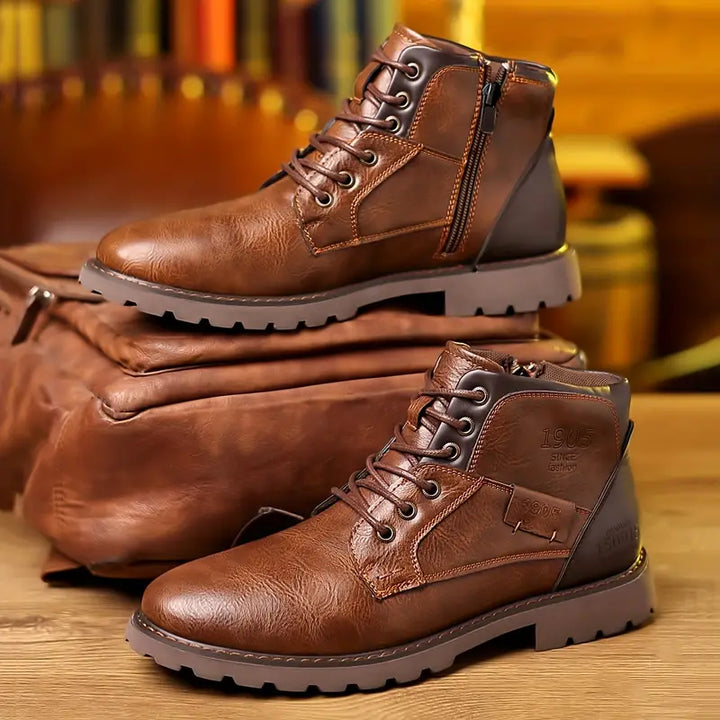 Bradley | Men’s Rugged Lace-Up Ankle Boots