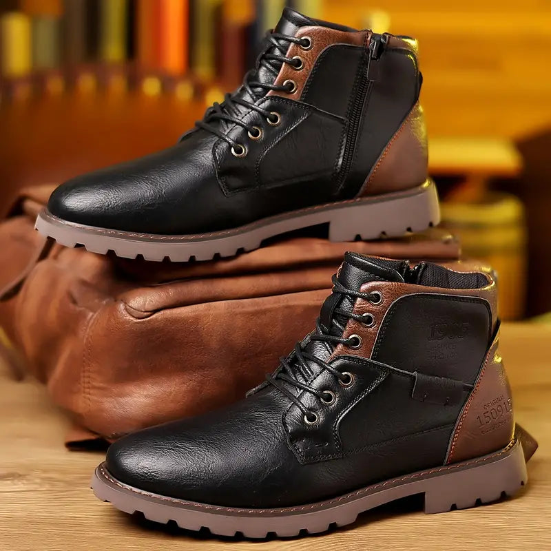 Bradley | Men’s Rugged Lace-Up Ankle Boots