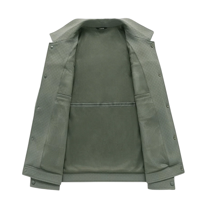 Serena | Vintage Textured Button-Up Knit Jacket Men
