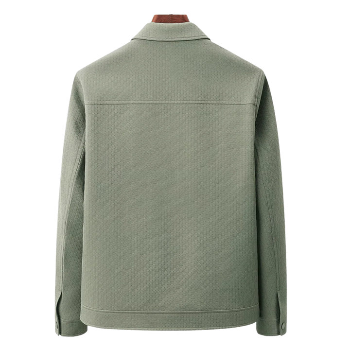 Serena | Vintage Textured Button-Up Knit Jacket Men