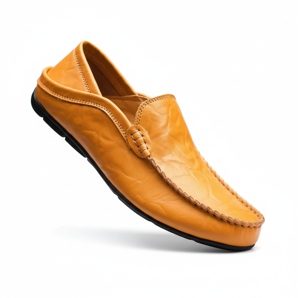 Fiona | Elegant Italian Leather Driving Moccasins For Men