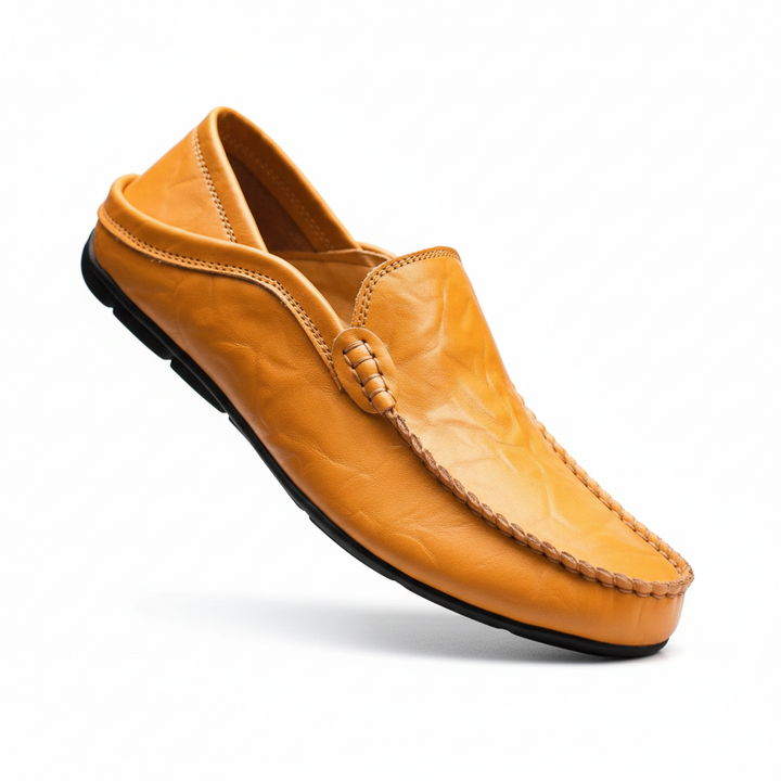 Fiona | Elegant Italian Leather Driving Moccasins For Men