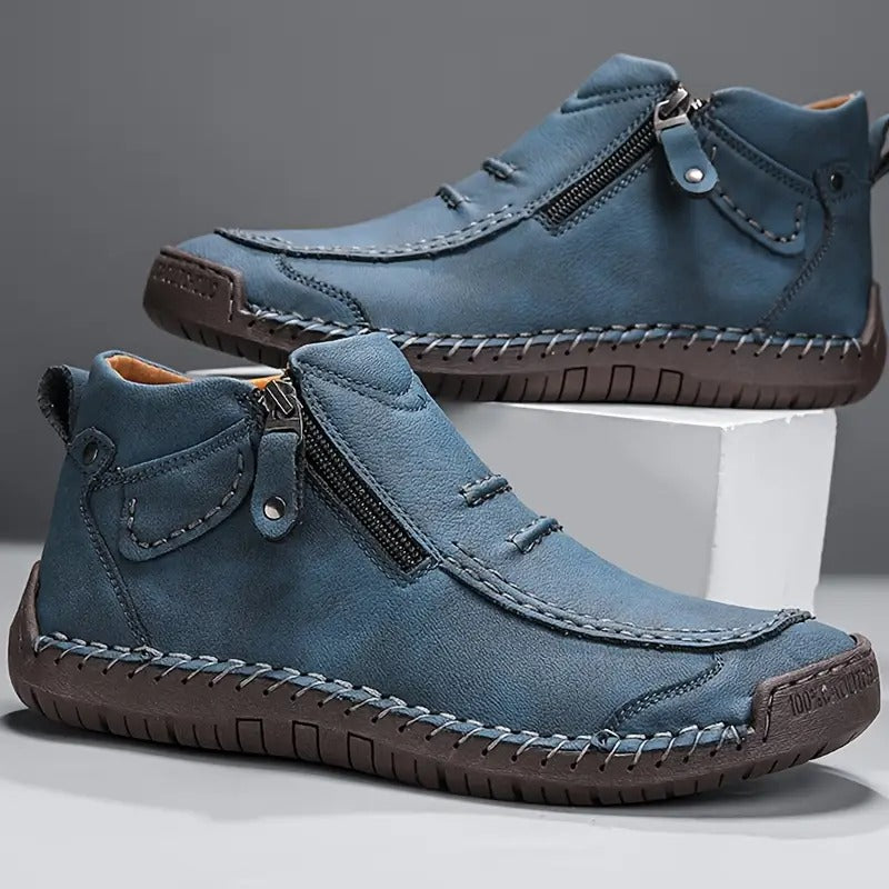 Juliet | Stylish Orthopedic Leather Ankle Boots For Men