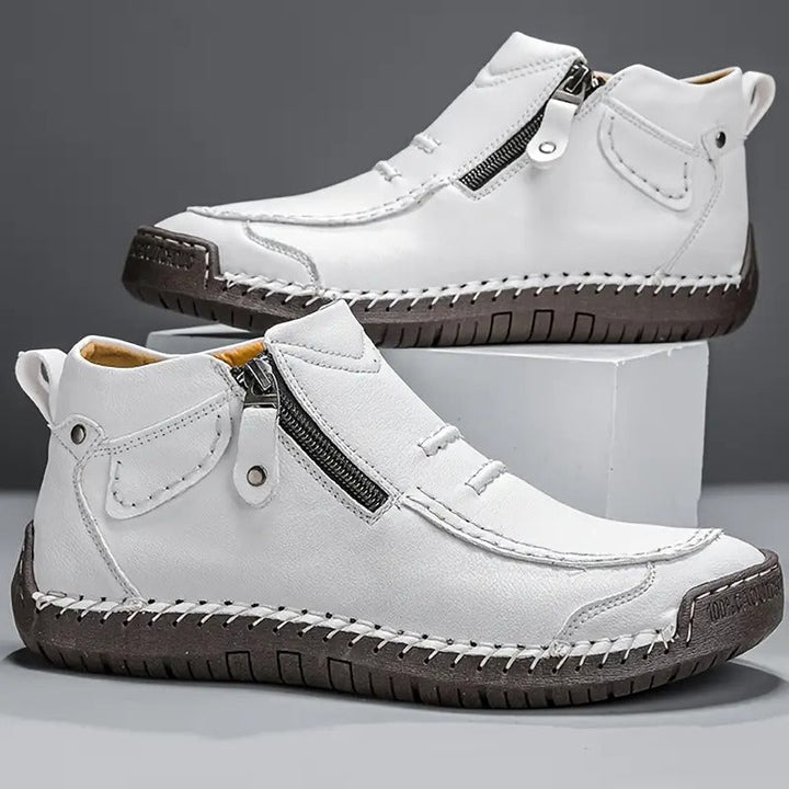 Juliet | Stylish Orthopedic Leather Ankle Boots For Men