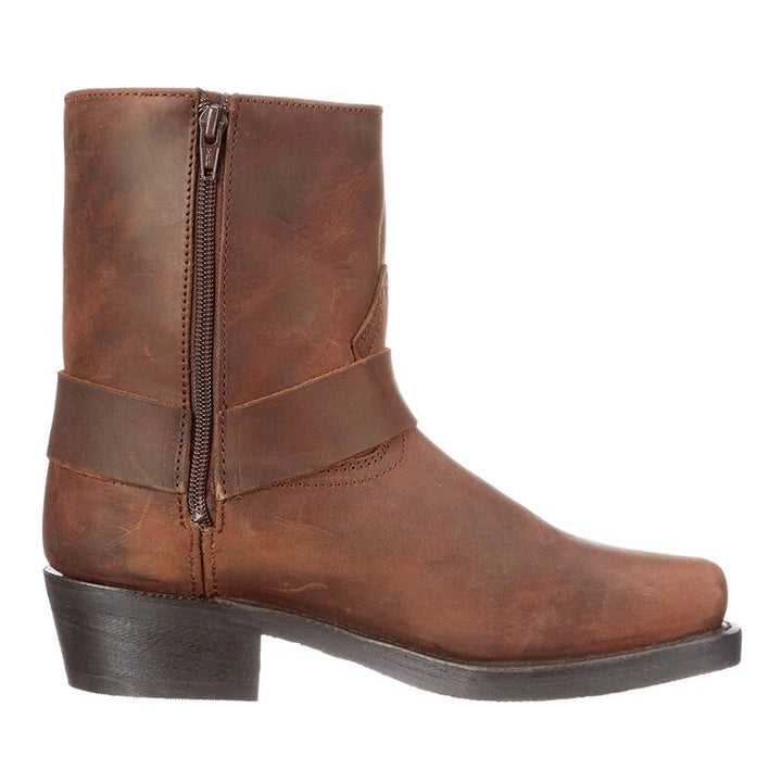 Eva | Stylish Western Harness Ankle Boots Men