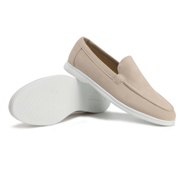 Mateo | Elegant Navy Suede Slip-On Loafers for Men