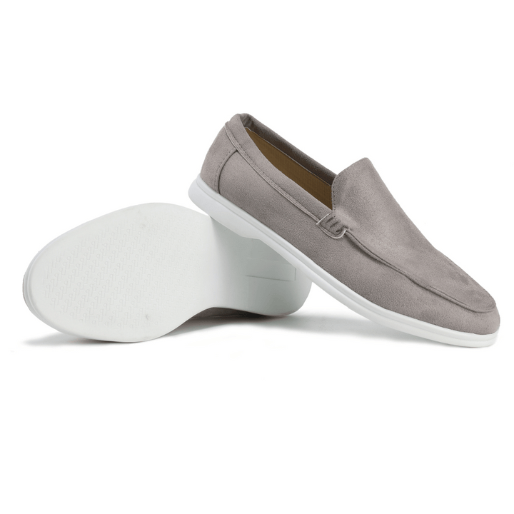 Mateo | Elegant Navy Suede Slip-On Loafers for Men