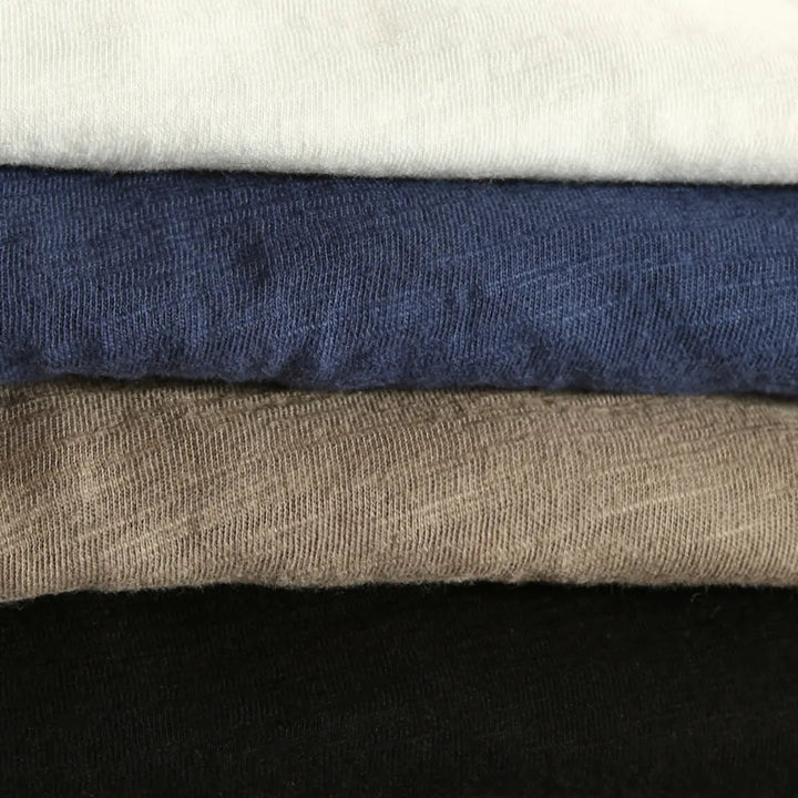 Serena | Stylish V-Neck Long Sleeve Cotton Shirt