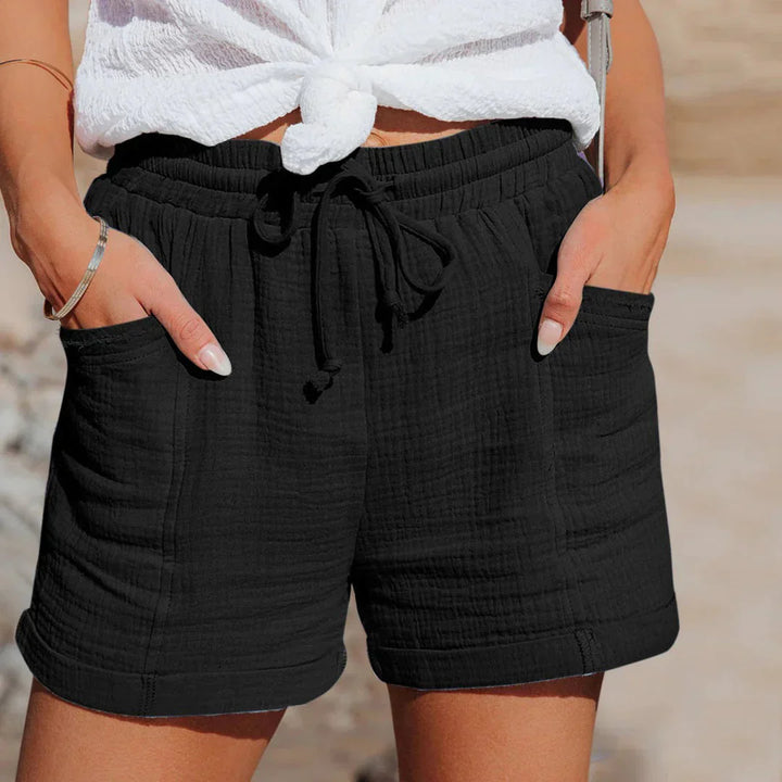 Tillie | Stylish High Waisted Linen Summer Shorts