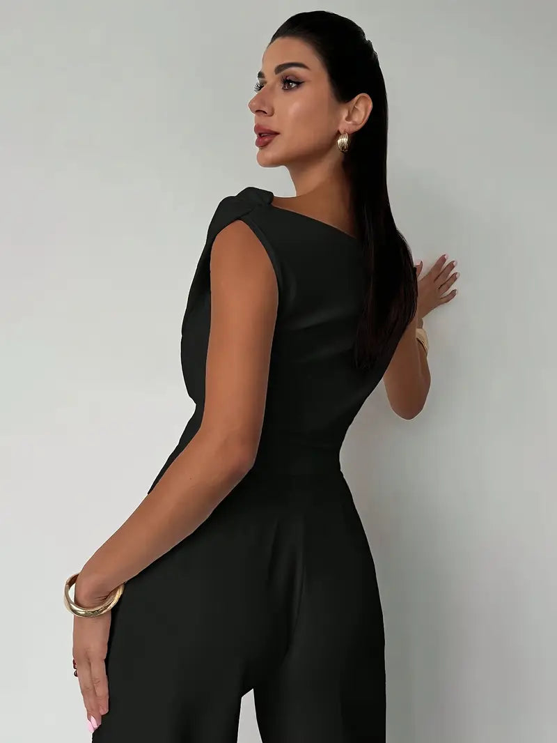 Elyse | Elegant Off-Shoulder Draped Top