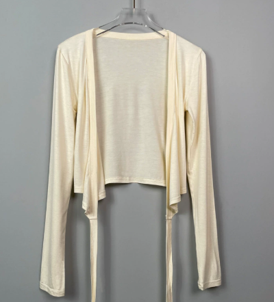 Evy | Chic Long Sleeve V-Neck Wrap Top