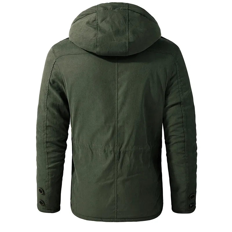 Dominik | Stylish Fleece Lined Winter Parka With Hood