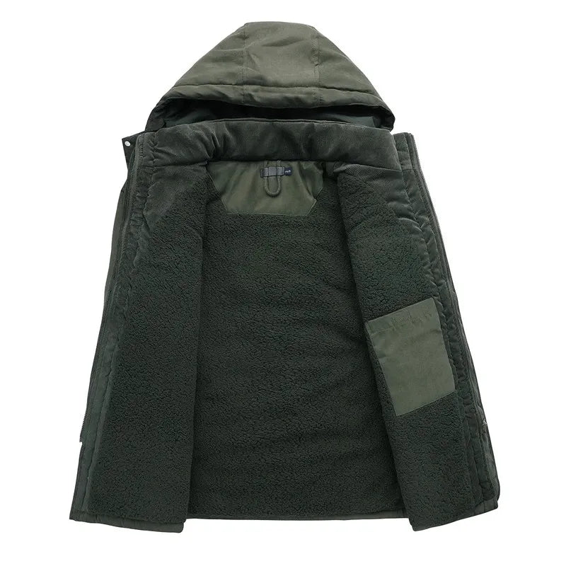 Dominik | Stylish Fleece Lined Winter Parka With Hood