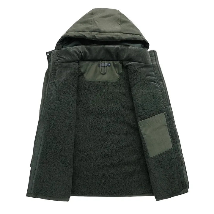 Dominik | Stylish Fleece Lined Winter Parka With Hood