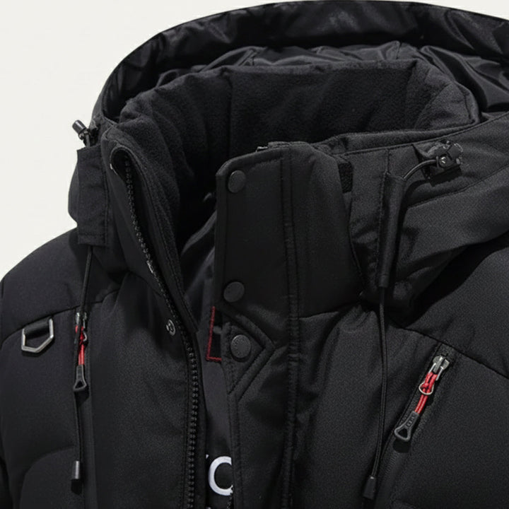 Serena | Stylish Quilted Down Puffer Jacket With Hood