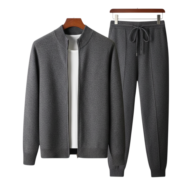 Cordelia | Premium Merino Wool Tracksuit Set Men - Beige