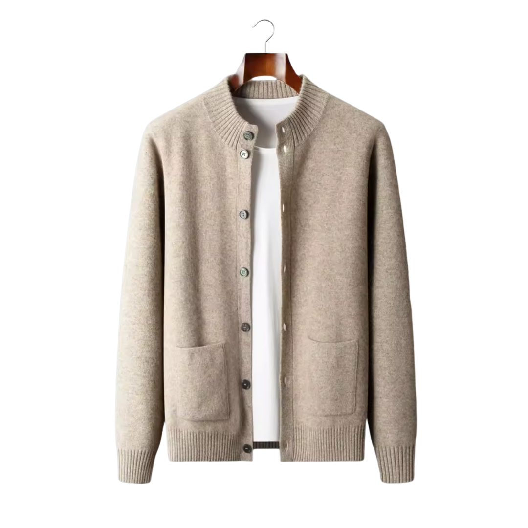 Magnus | Elegant Button-Front Cashmere Cardigan Men