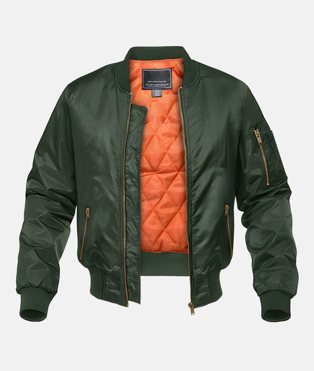 Phoenix | Stylish Blue Quilted Bomber Jacket Men - Classic Fit