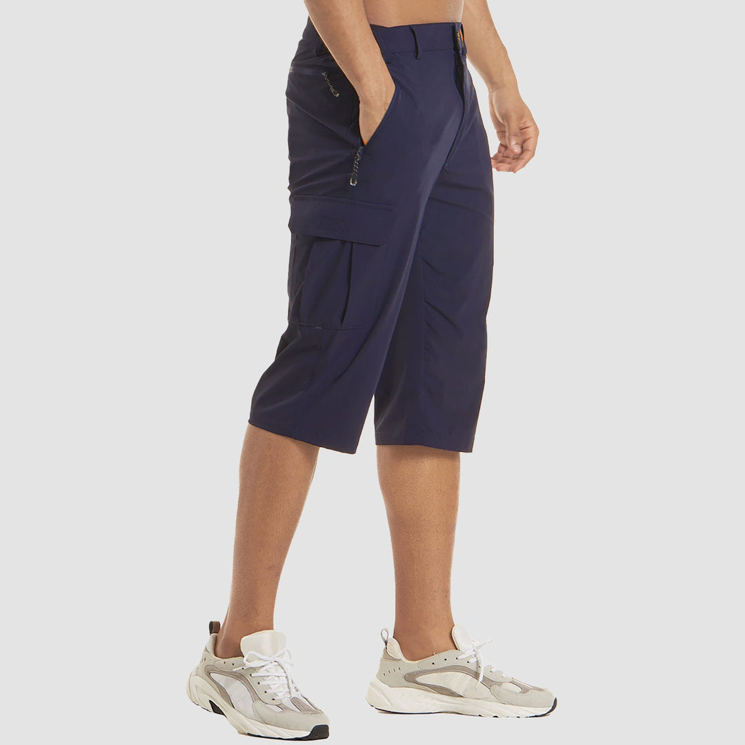 Evelyn | Stylish Men's Stretch Cargo Shorts With Utility Pockets