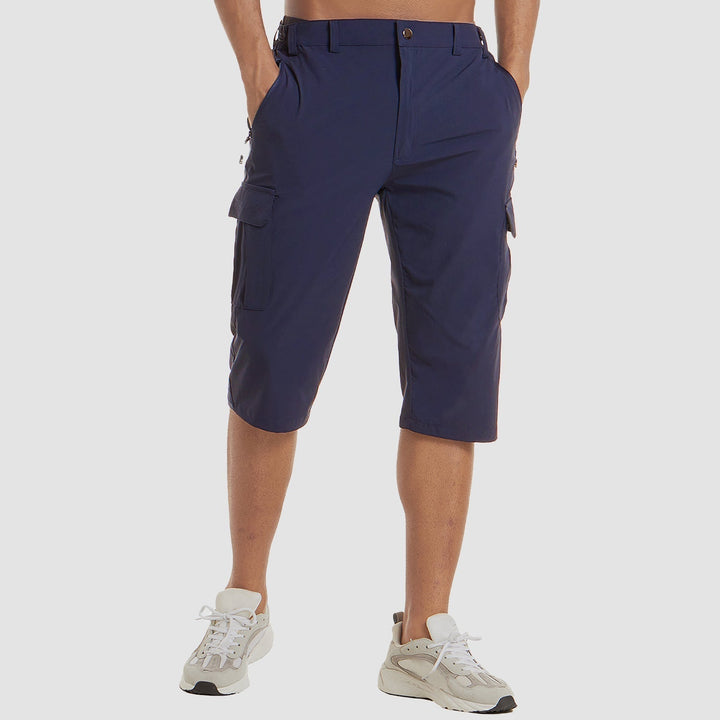 Evelyn | Stylish Men's Stretch Cargo Shorts With Utility Pockets