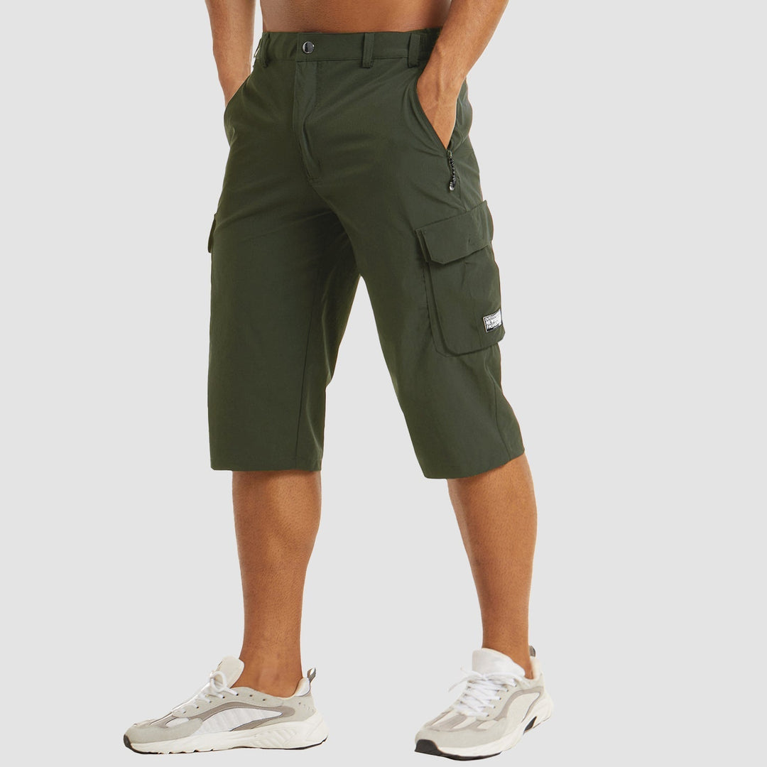 Evelyn | Stylish Men's Stretch Cargo Shorts With Utility Pockets