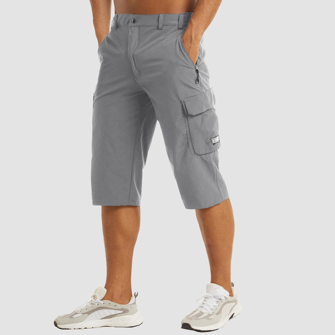 Evelyn | Stylish Men's Stretch Cargo Shorts With Utility Pockets